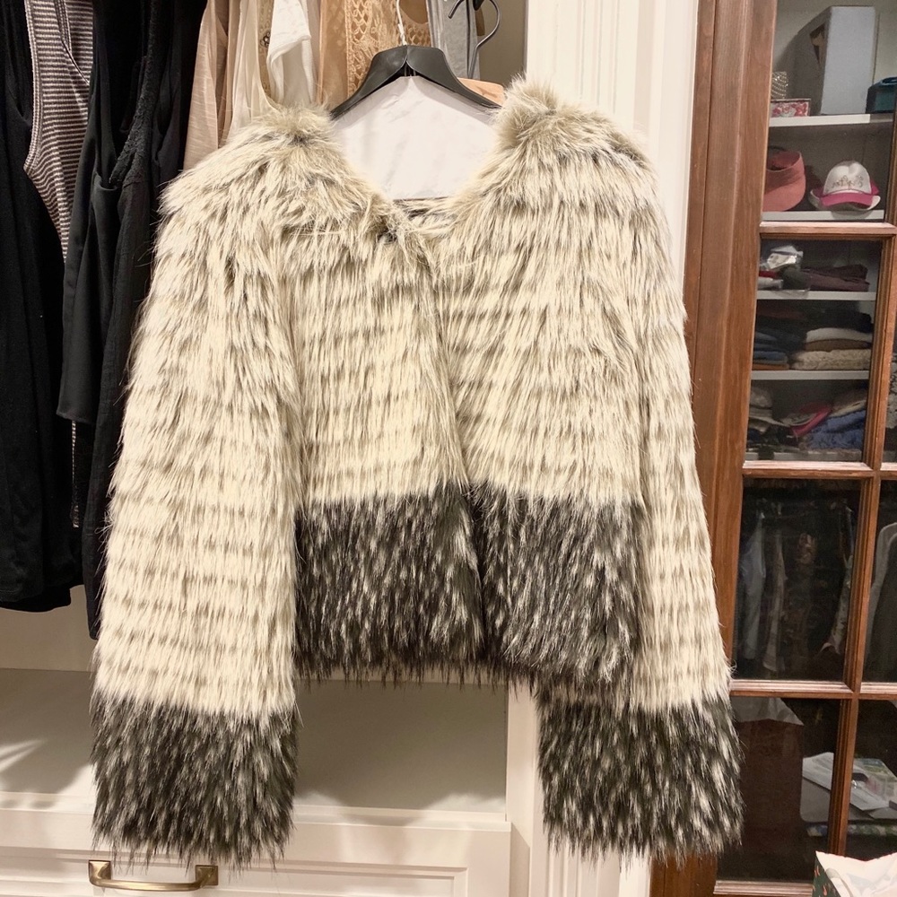 Faux Fur Coat